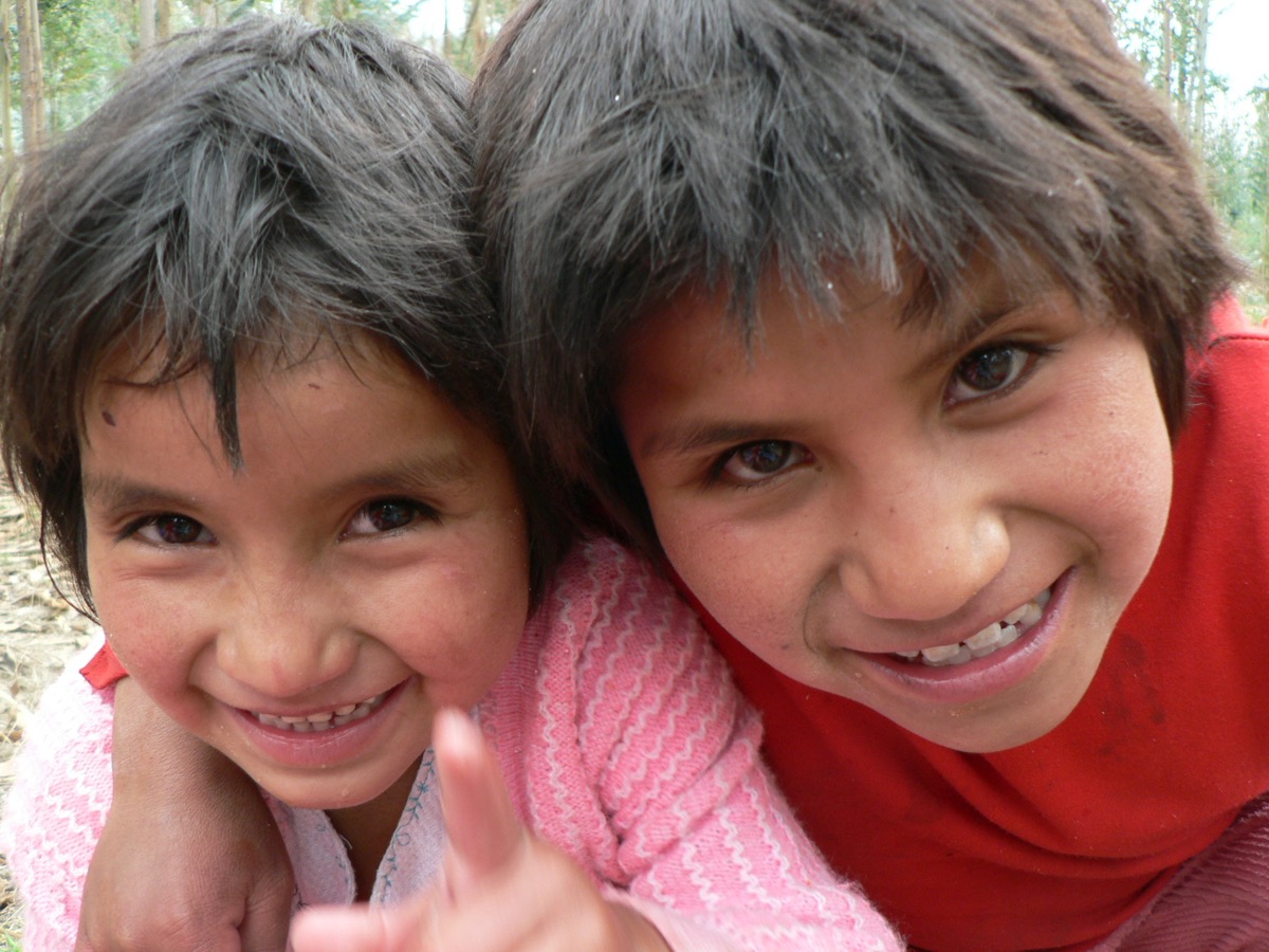 Kinderen in Huaraz
